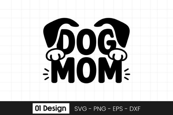 Dog Mom Funny Pet Lover Quote SVG PNG Review for Real Embroidery Projects