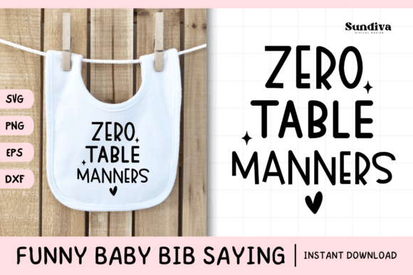 Funny Baby Bib Quote SVG 3 Review for Real Projects