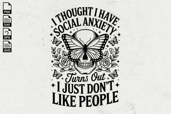 Funny Social Anxiety Quote SVG Review for Real Projects