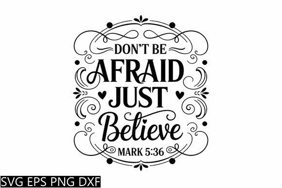 Just Believe SVG, Inspirational Quote Svg