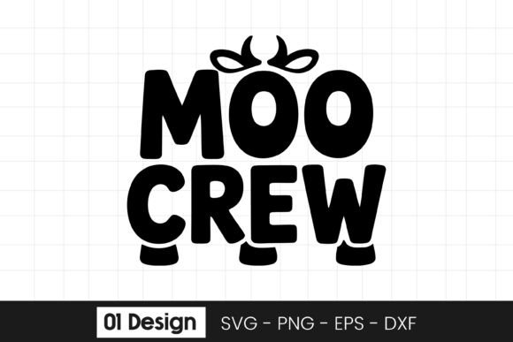 Moo Crew Funny Cow Farm Quote SVG PNG Review: A Designer’s Take