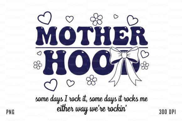 Mother Day Retro Quote SVG PNG Clipart