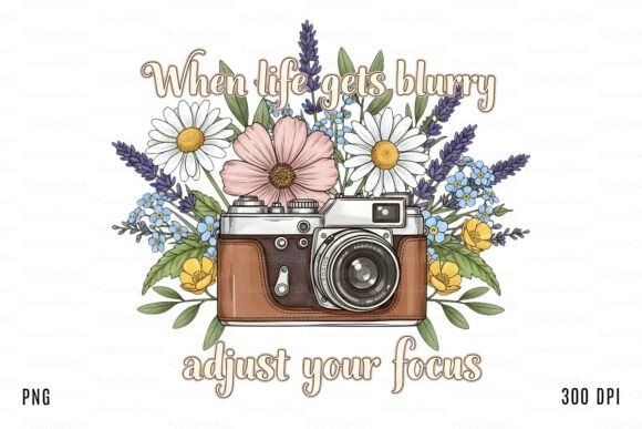 Vintage Camera Quote SVG PNG Clipart
